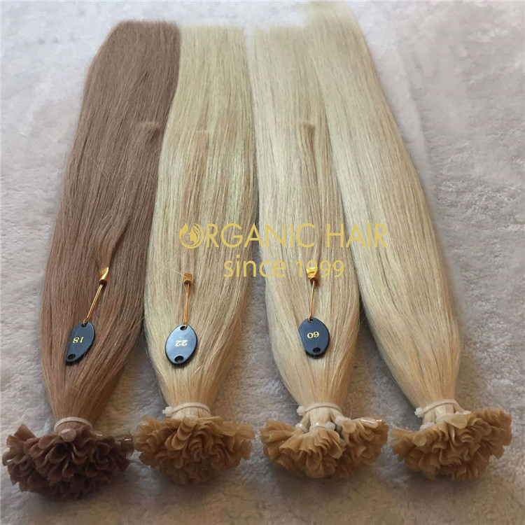 Cheap remy nail/U tip hair extension with top quality A121